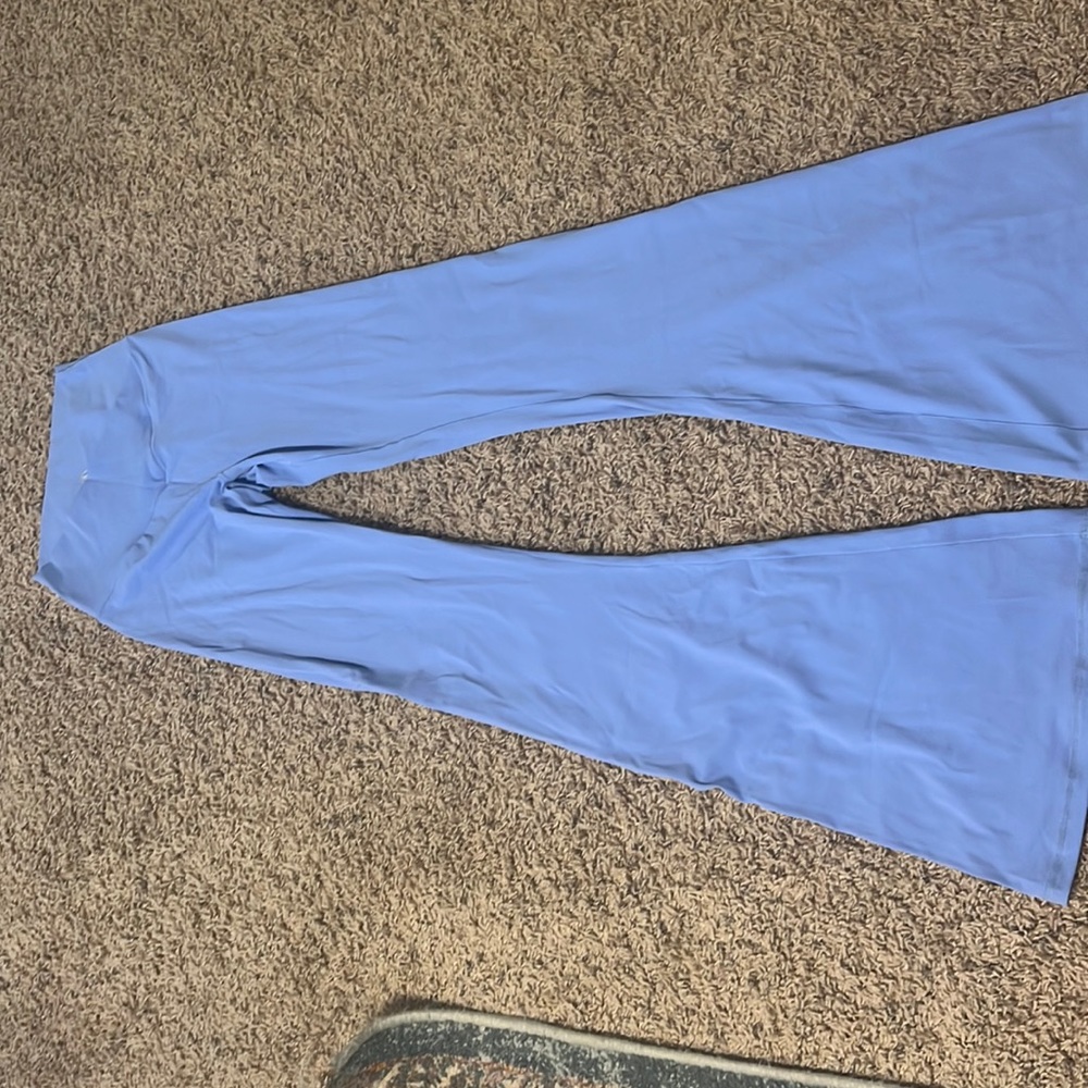 crossover flare leggings